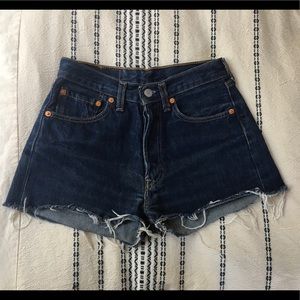 Vintage Levi’s 501 cutoff denim shorts